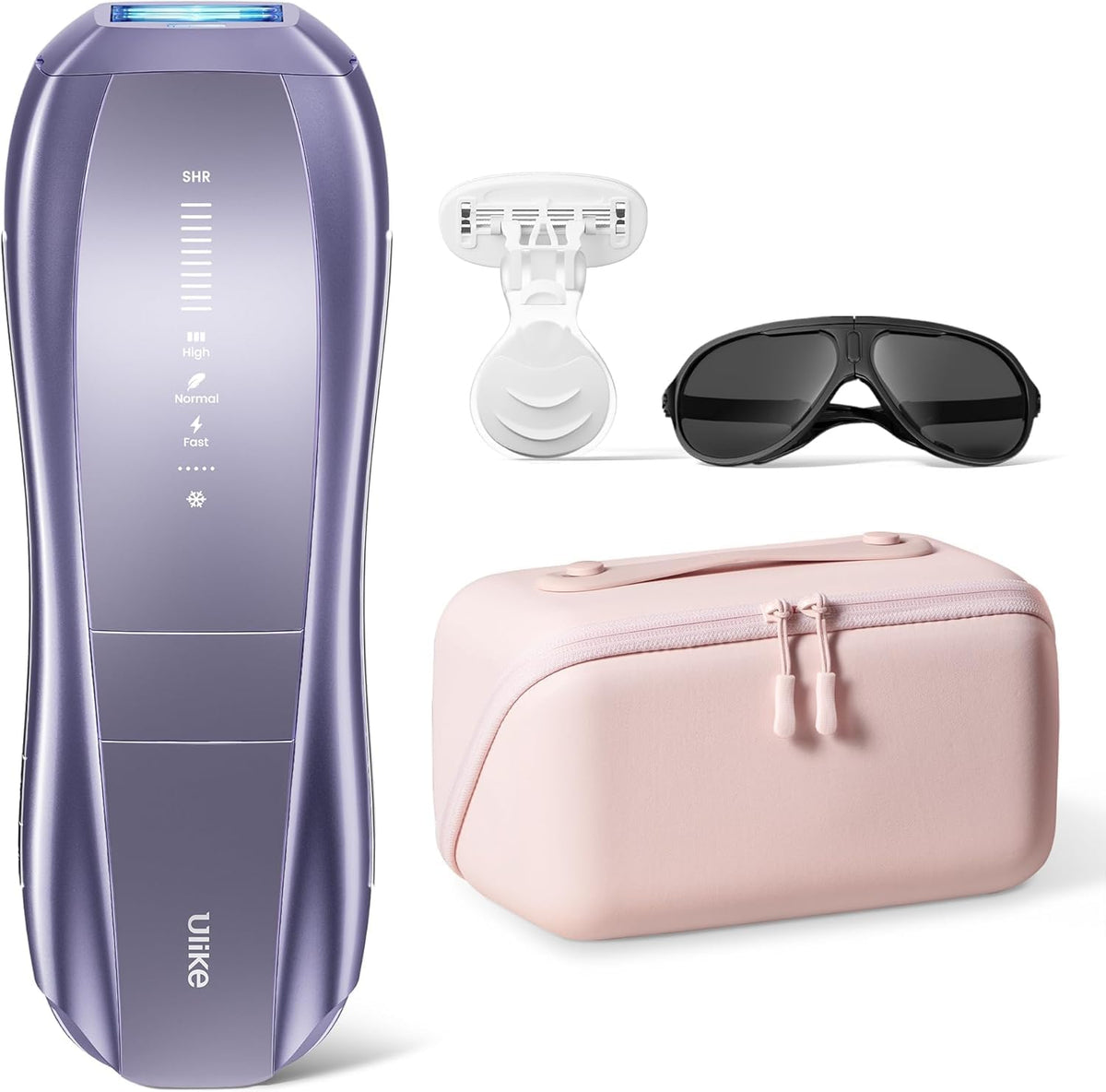 Ulike IPL Hair Removal Device Air 10 Deluxe, Laser Hair Removal Device for Women and Men Pain-Free Ice Cooling and Permanent Hair Reduction, Skin Sensor & USHR Mode* for Full Body Treatment