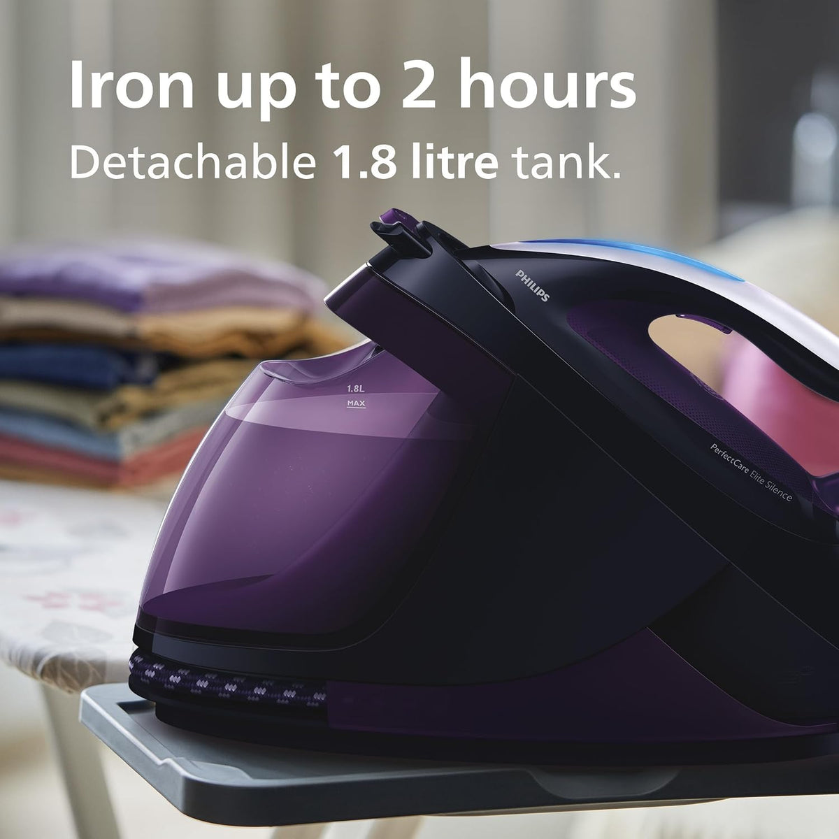 Philips PerfectCare Elite Steam Generator Iron, 500g Boost, No Burns