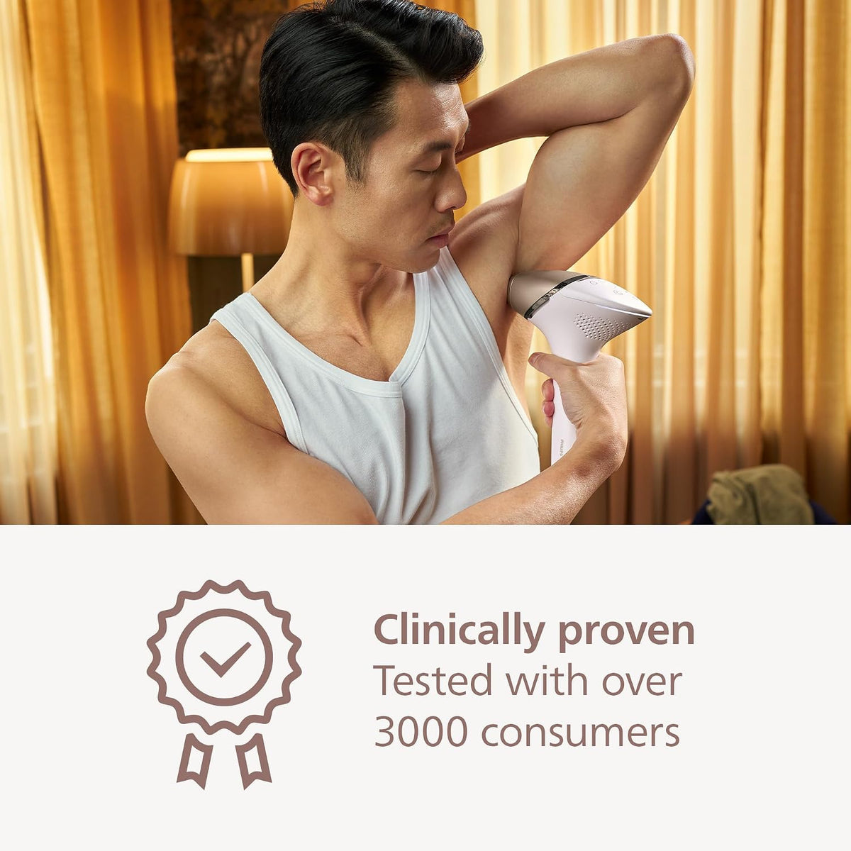 Philips Lumea 9000 Series IPL Hair Removal Device - Laser Hair Removal Alternative, SenseIQ Technology, 3 Attachments for Body, Face and Precision Areas, Corded & Cordless Use, Model BRI955/00