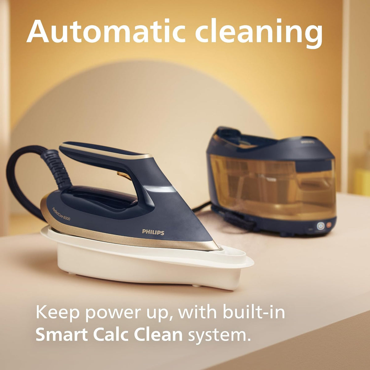 Philips PerfectCare 6000 Series Steam Generator Iron, 8 bar, 600g Boost