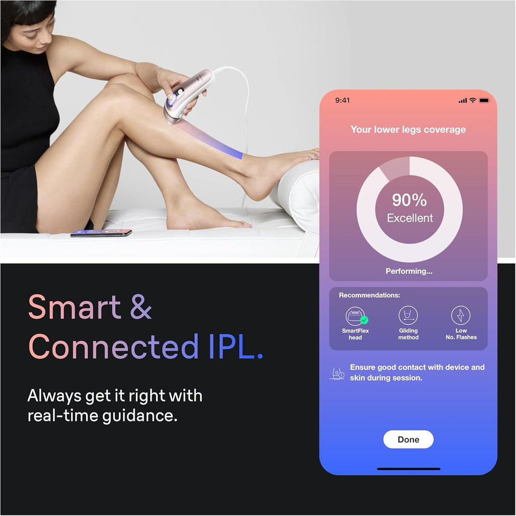 Braun Smart IPL Laser Hair Removal Device for Women, Skin i·Expert, PL7442