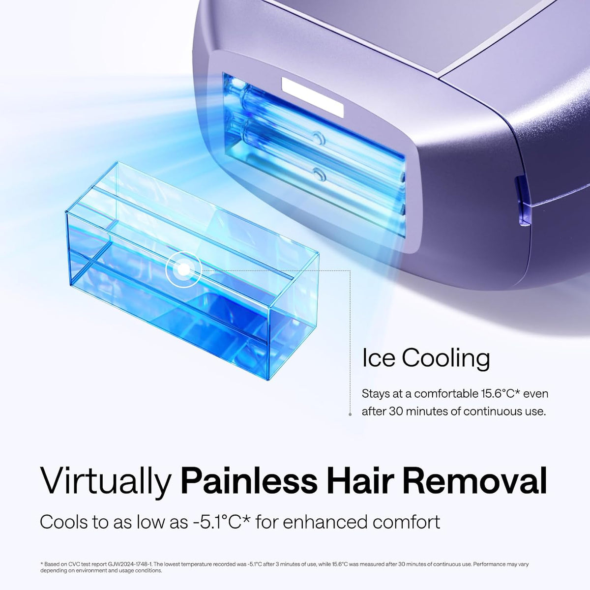 Ulike IPL Hair Removal Device Air 10 Deluxe, Laser Hair Removal Device for Women and Men Pain-Free Ice Cooling and Permanent Hair Reduction, Skin Sensor & USHR Mode* for Full Body Treatment