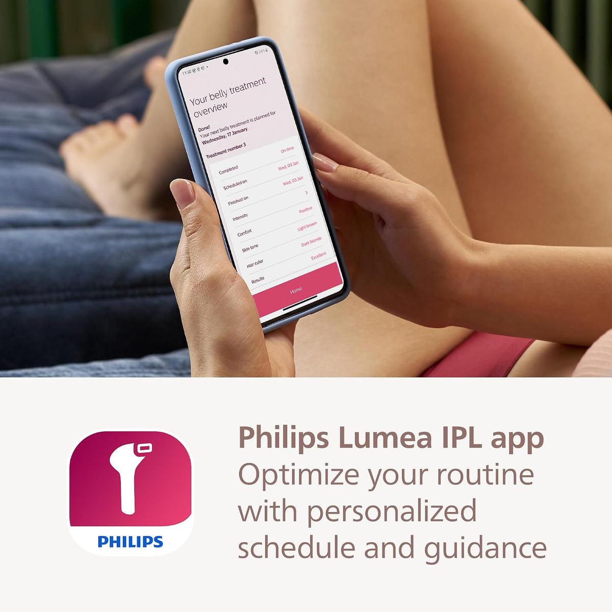 Philips Lumea 9000 Series IPL Hair Removal Device - Laser Hair Removal Alternative, SenseIQ Technology, 3 Attachments for Body, Face and Precision Areas, Corded & Cordless Use, Model BRI955/00