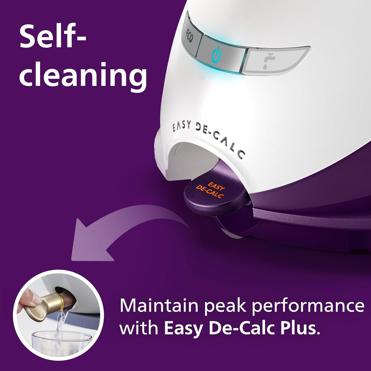 Philips PerfectCare Elite Steam Generator Iron, 500g Boost, No Burns