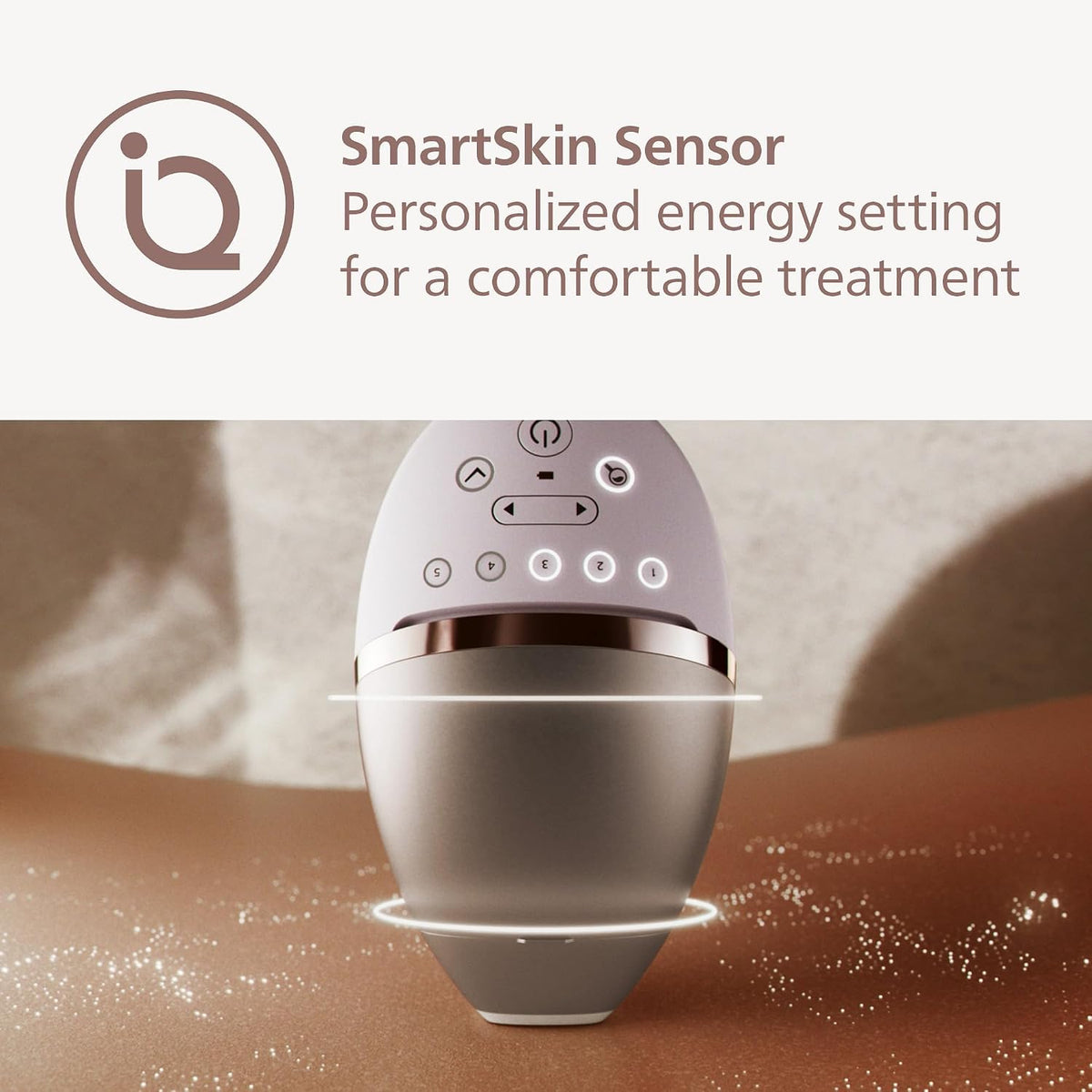 Philips Lumea 8000 Series, IPL Hair Removal Device, Laser Hair Removal Alternative, SenseIQ Technology, 4 Attachments for Body, Face, Bikini and Underarms, Model BRI948/00