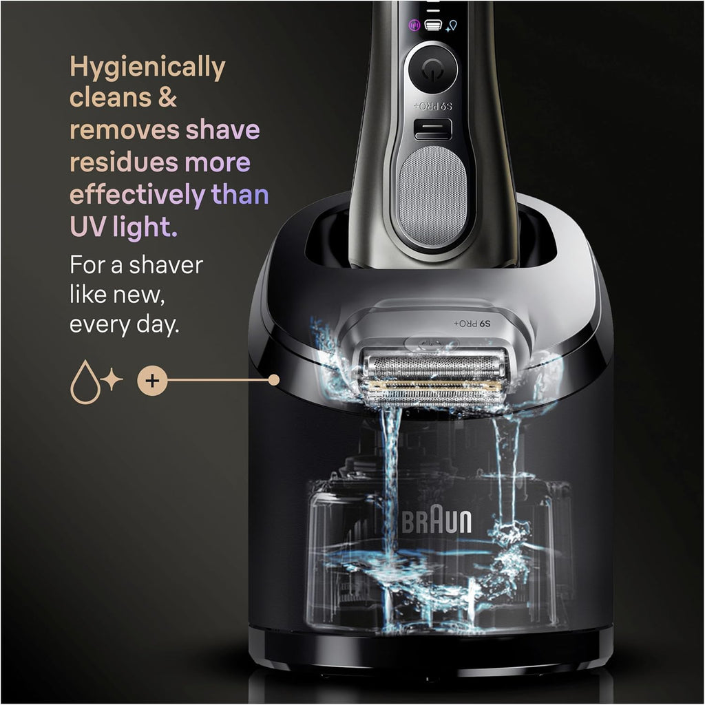 Braun Series 9 PRO+ Electric Foil Shaver for Men, 9665CCE, Graphite