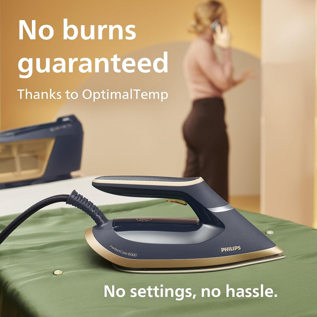 Philips PerfectCare 6000 Series Steam Generator Iron, 8 bar, 600g Boost