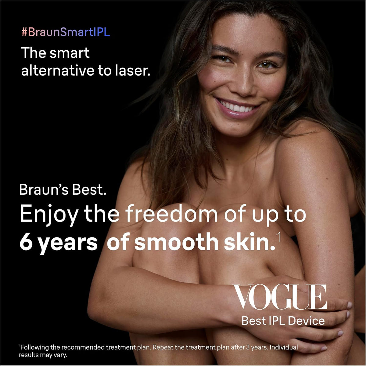 Braun Smart IPL Laser Hair Removal Device for Women, Skin i·Expert, PL7442