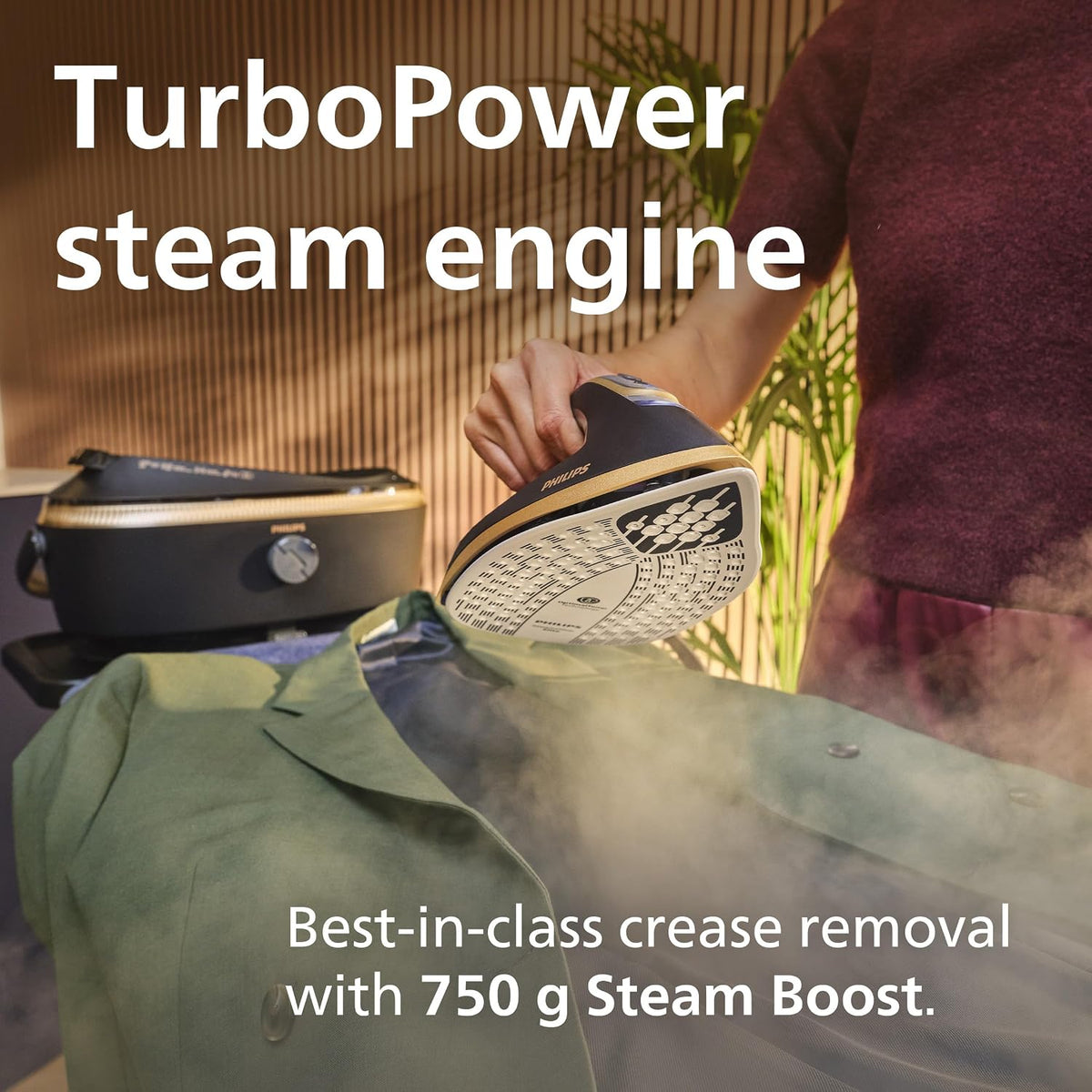 Philips PerfectCare 8000 Series Steam Generator Iron, 9 bar, 750g Boost