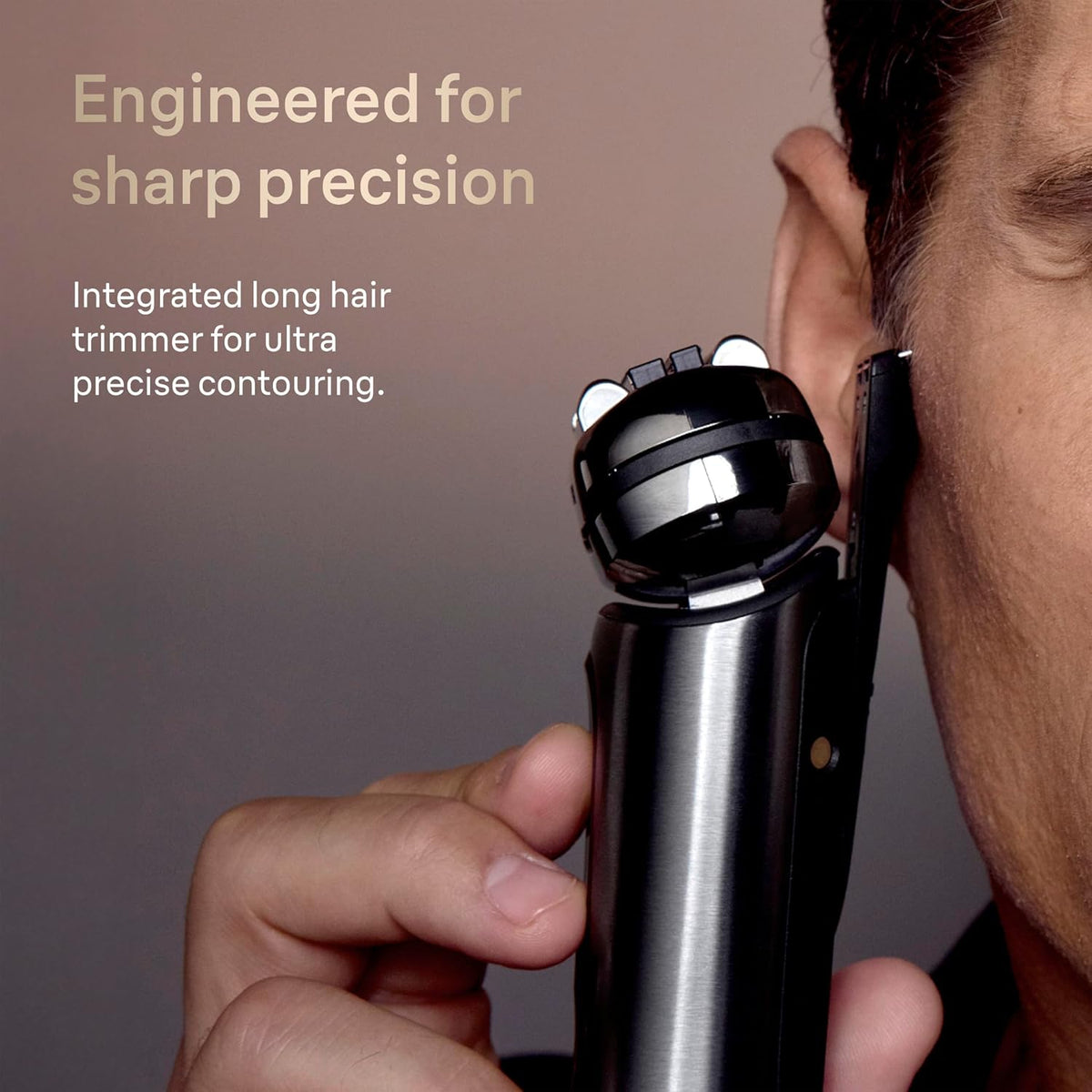 Braun NEVO Men’s Electric Shaver with AeroTouch Technology, Graphite