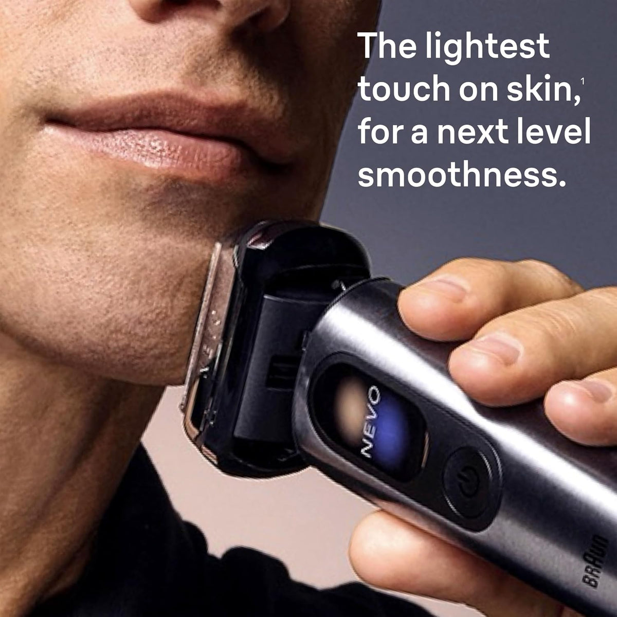 Braun NEVO Men’s Electric Shaver with AeroTouch Technology, Graphite