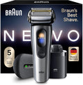 Braun NEVO Men’s Electric Shaver with AeroTouch Technology, Silver
