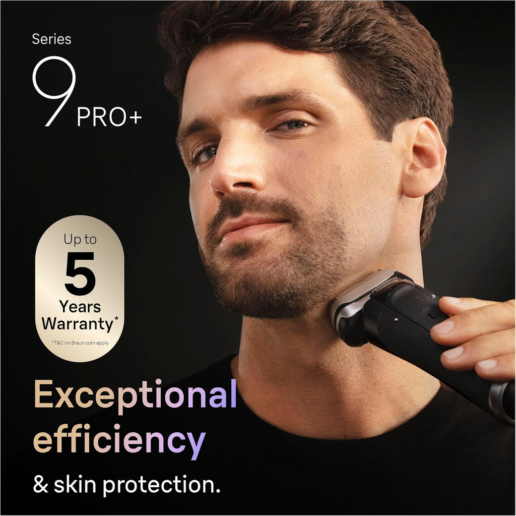 Braun Series 9 PRO+ Electric Foil Shaver for Men, 9665CCE, Graphite