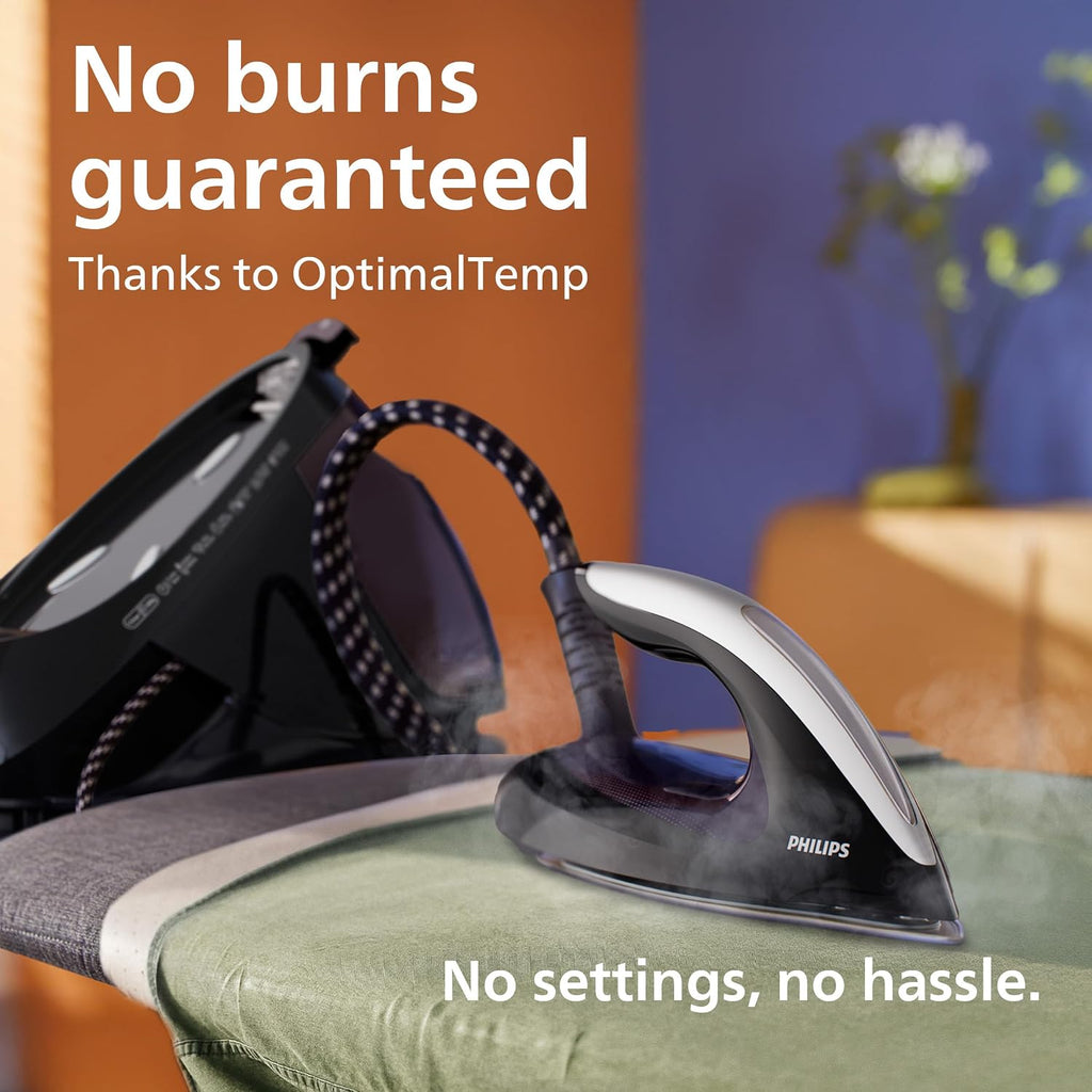 Philips PerfectCare Elite Steam Generator Iron, 500g Boost, No Burns