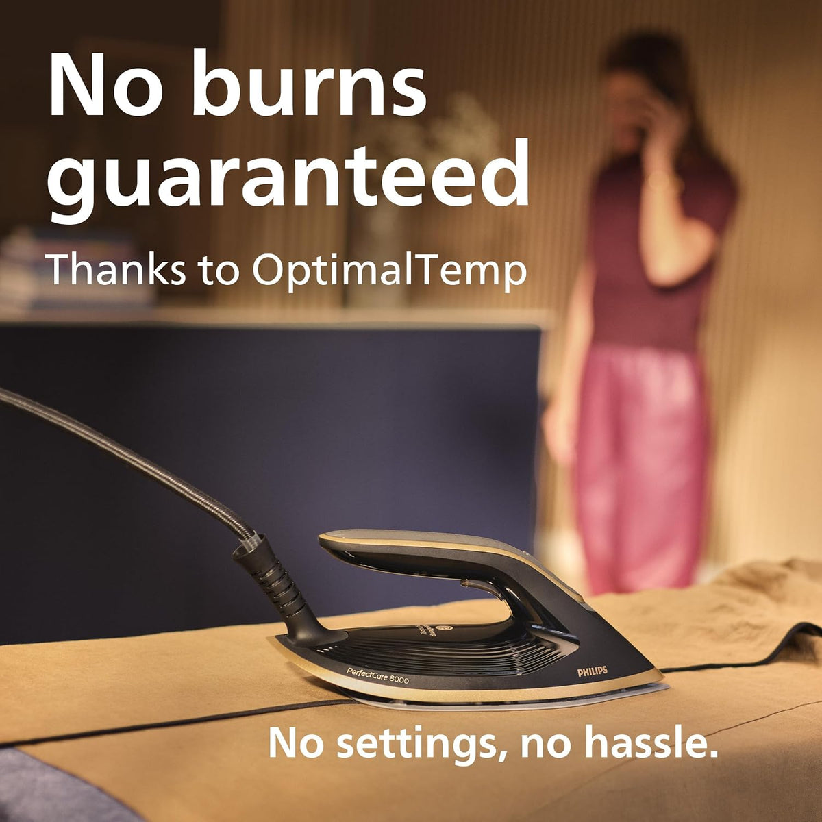 Philips PerfectCare 8000 Series Steam Generator Iron, 9 bar, 750g Boost