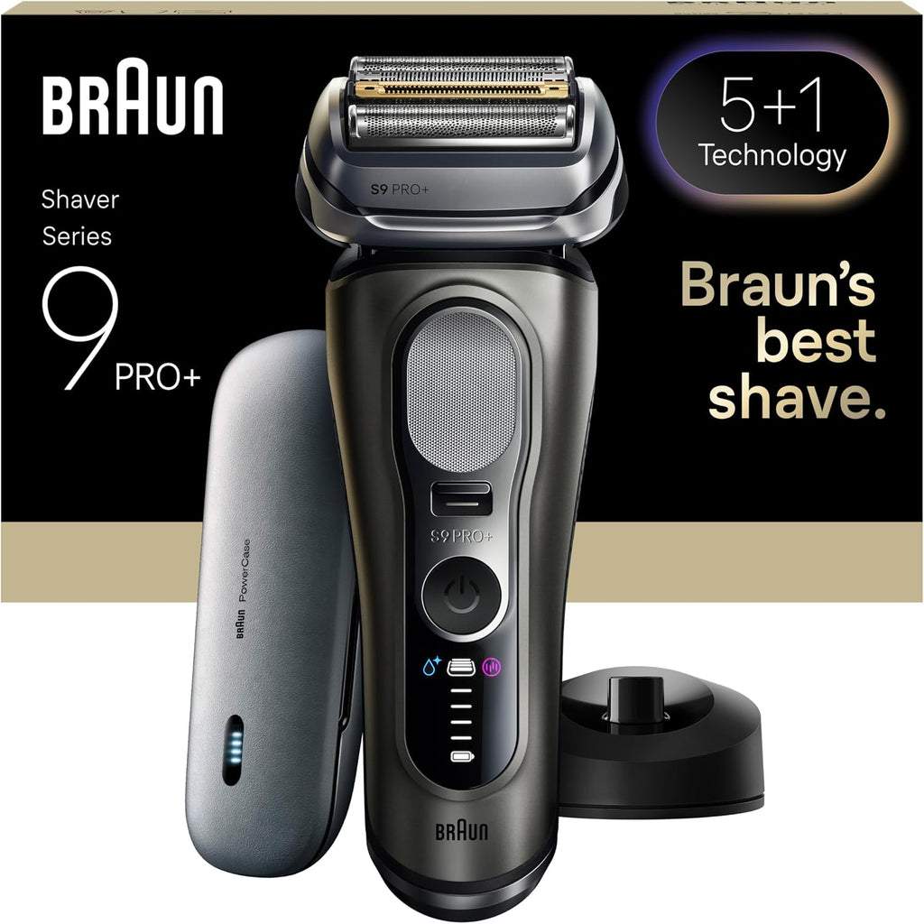 Braun Series 9 PRO+ Electric Shaver, Wet & Dry Razor for Men, Graphite